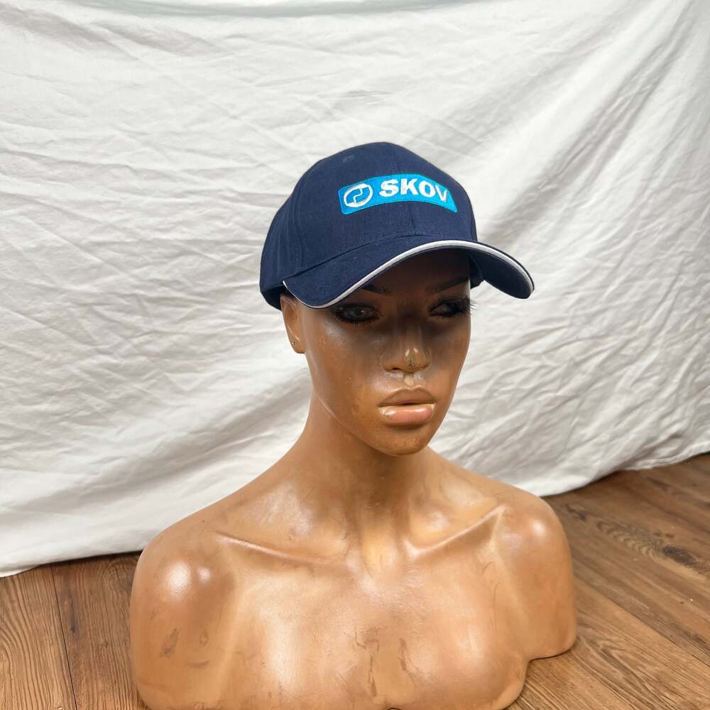 Vintage SKOV Adjustable Dark Blue Hat/Cap